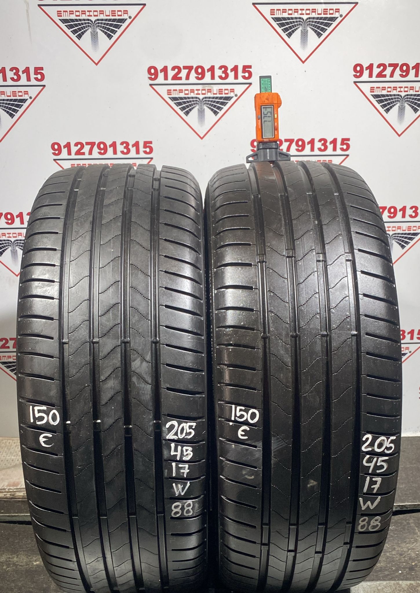 BRIDGESTONE TURANZA USADO  205/45 R17 88 W